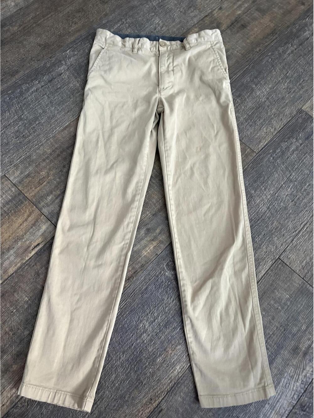 1901 Boys Beige Khaki Chino Pants size 10 Kids youth